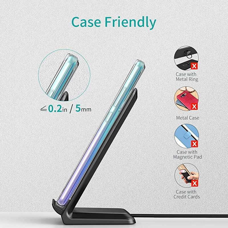 Magnetic Wireless Charger for iPhone 12 Pro Max/Mini?Mag Charger Included?Fast Wireless Charging Stand Holder with 5ft USB-C Cable,Magsaf-e Wireless Charging Station for iPhone 12 Accessories