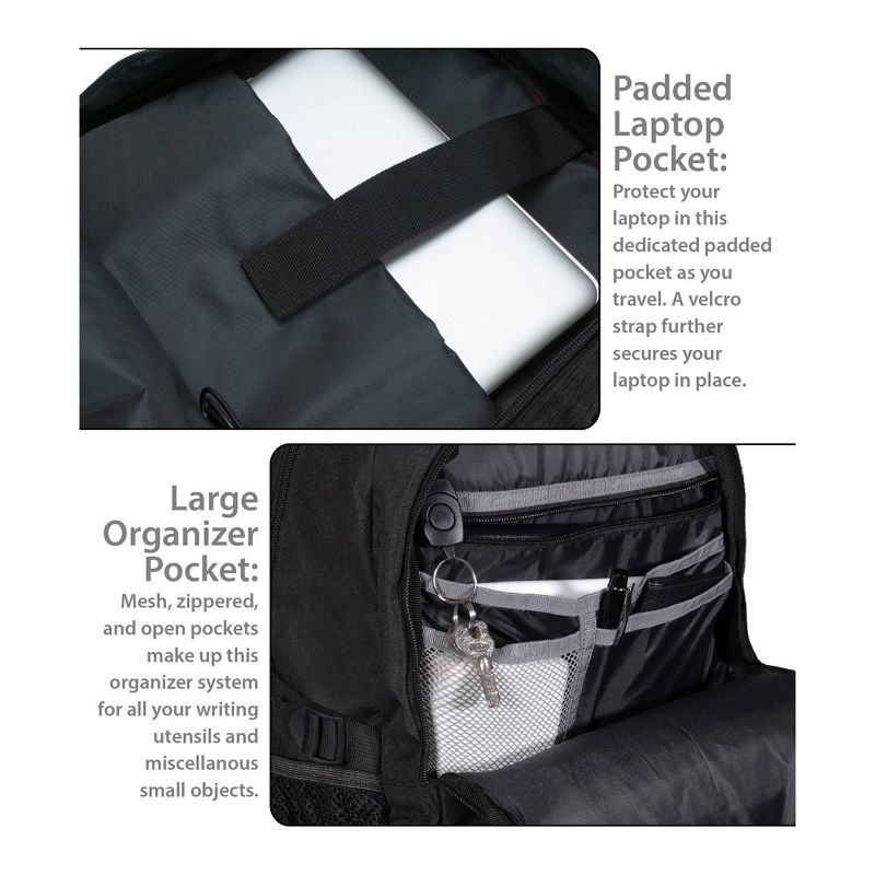 Rockland 20'' Military Tactical Laptop Backpack