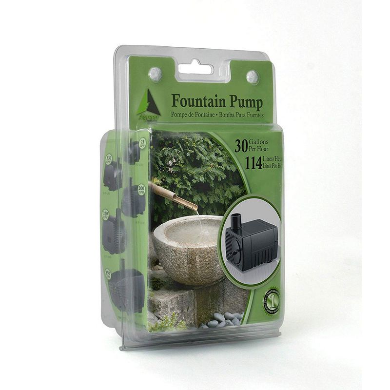 Algreen Products 92501 30 GPH Magnetic Drive Garden Fountain & Statuary Pump