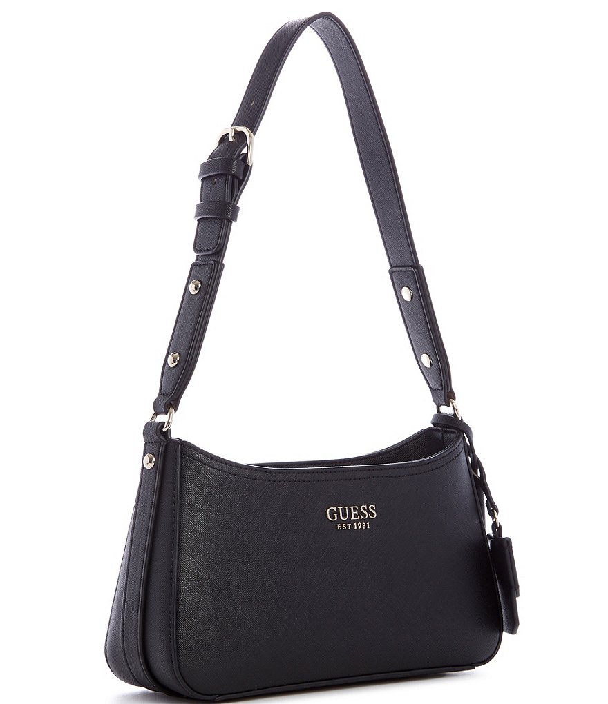 COACH Originals Swinger Nylon and Pebble Leather Shoulder Bag