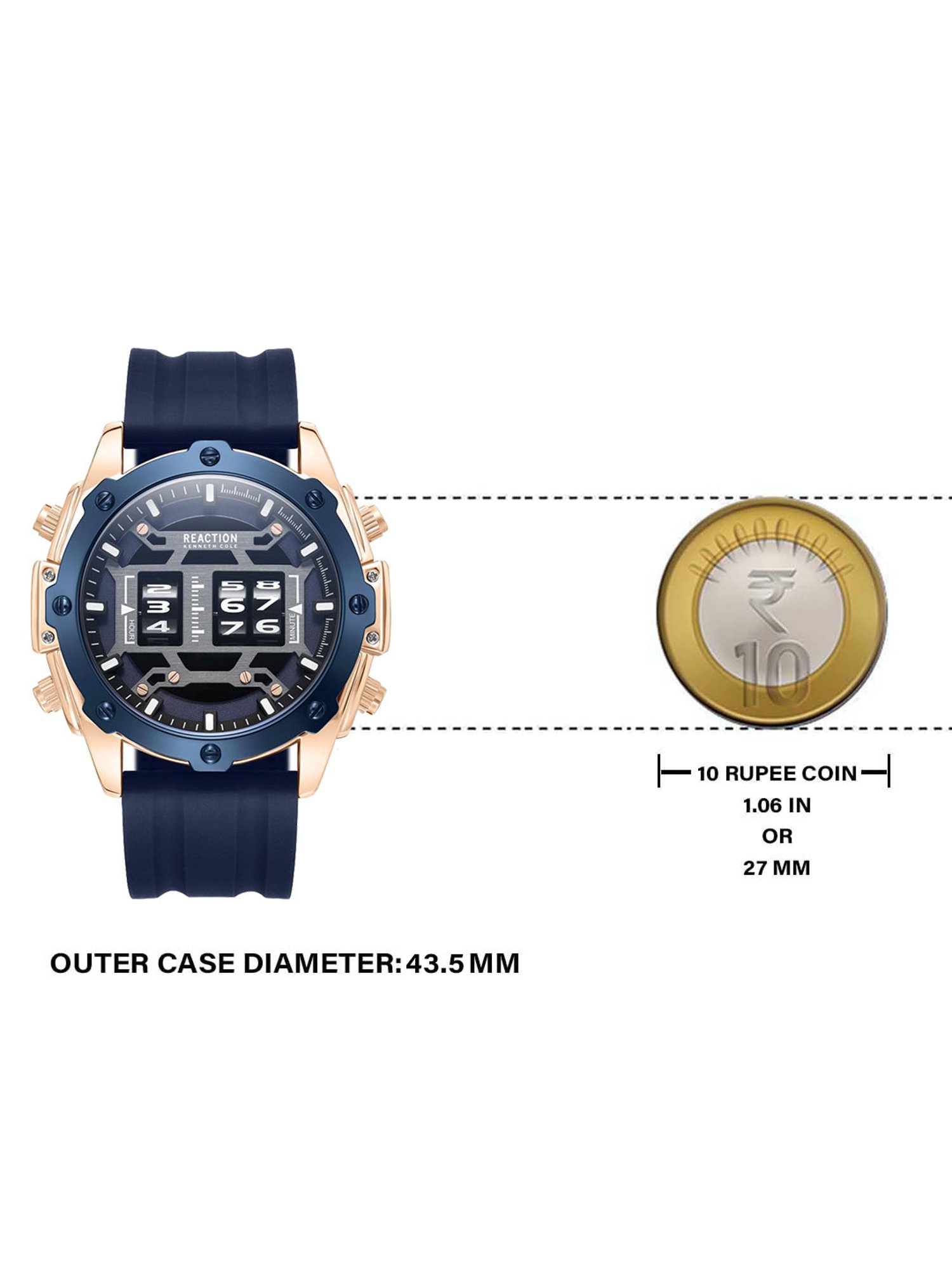 Reaction Kenneth Cole KRWGQ9006903 Analog Watch for Men