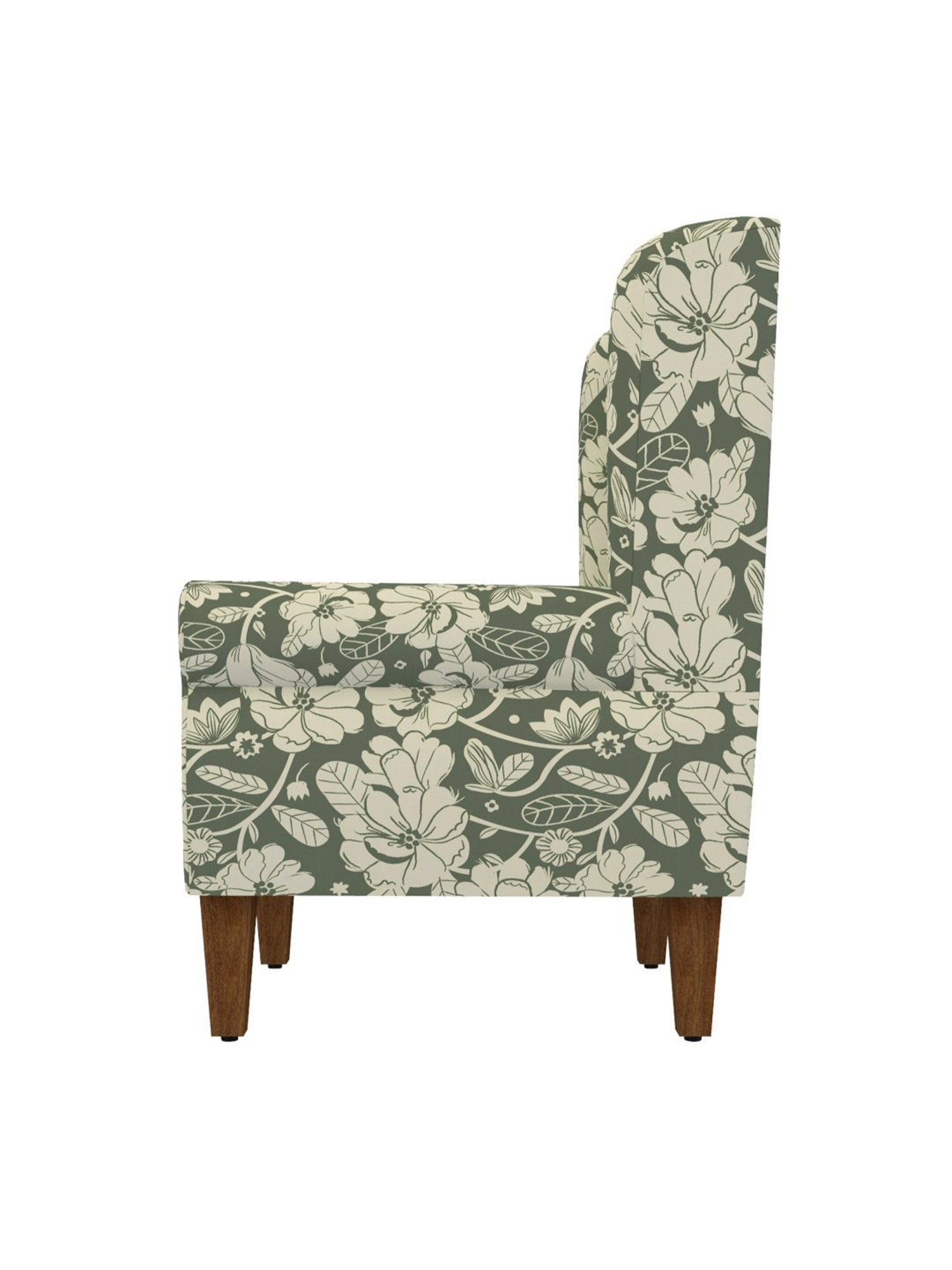 Durian Melania Cigar Brown Fabric Rocker Chairs