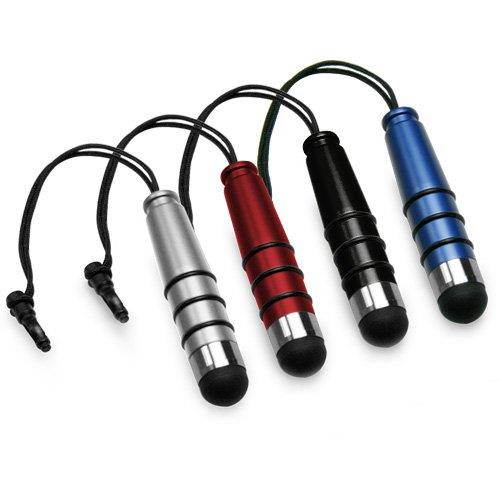 BoxWave BOSS Audio BVB9358RC Stylus Pen, [Mini Capacitive Stylus] Small Rubber Tip Capacitive Stylus Pen for BOSS Audio BVB9358RC - Jet Black
