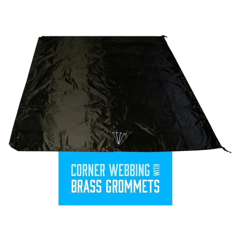 PahaQue Rendezvous Dome Tent Footprint, 9 by 7 Foot Waterproof Camping Groundsheet Tarp