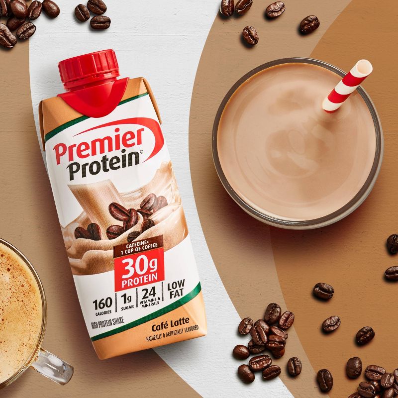 Premier Protein Shake - Cafe Latte - 4pk/44 fl oz