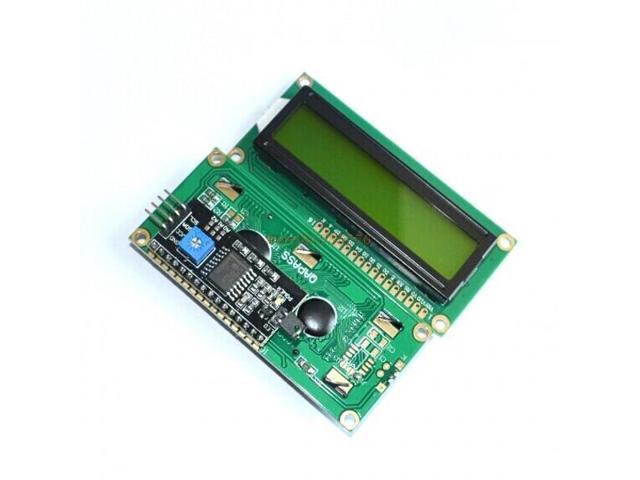 Special promotions 10pcs/lot LCD module yellow-green (yellow-green screen) For Arduin o IIC/I2C 1602 LCD