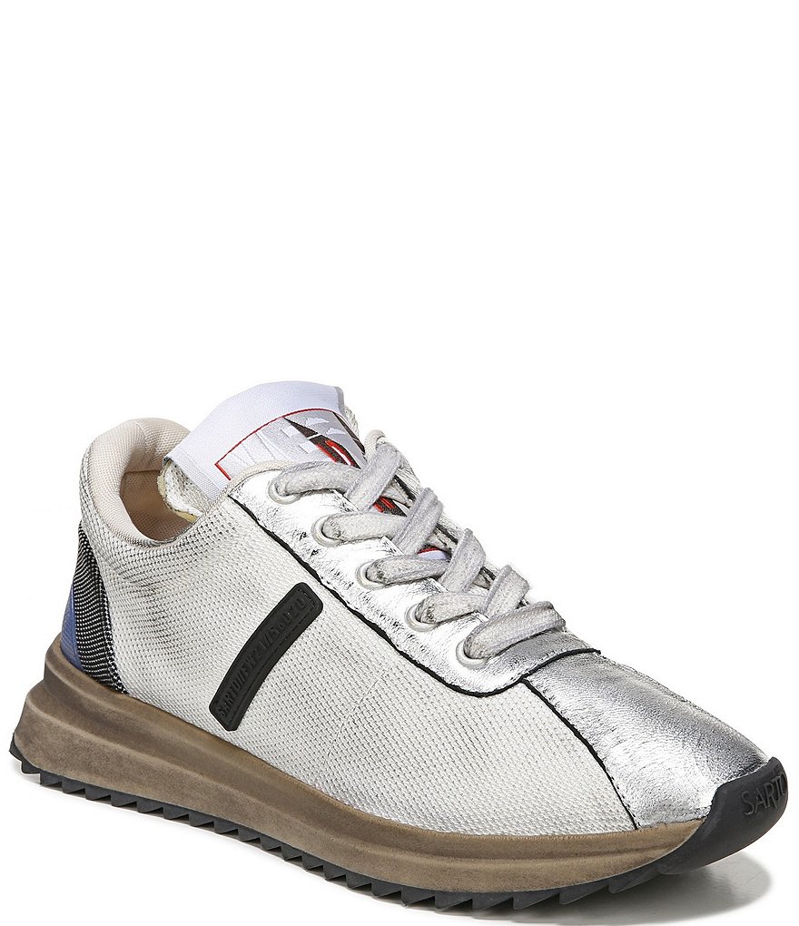 Sarto by Franco Sarto Venice Leather Lace-Up Wedge Sneakers