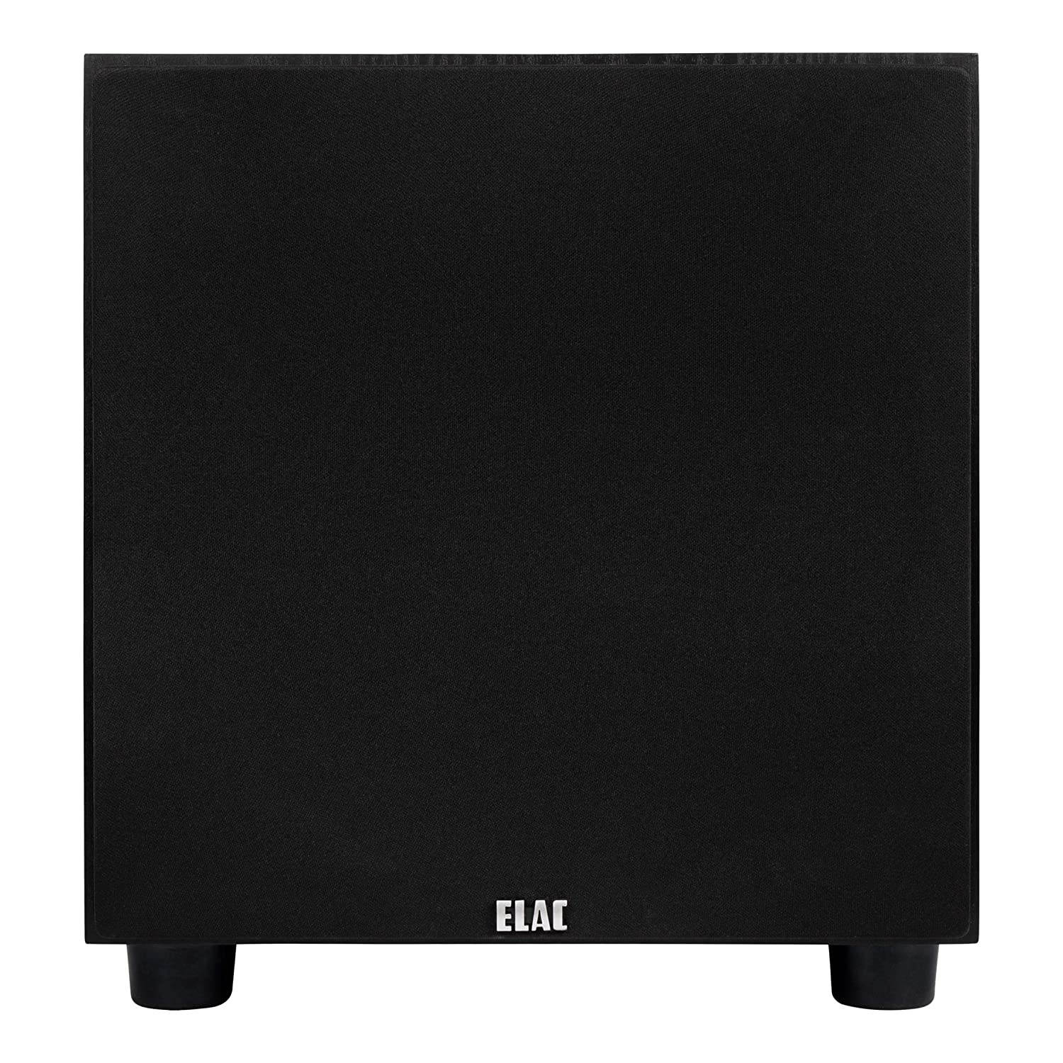 Elac SUB1010 120 Watt 10" Powered Subwoofer, Black, SUB1010-BK