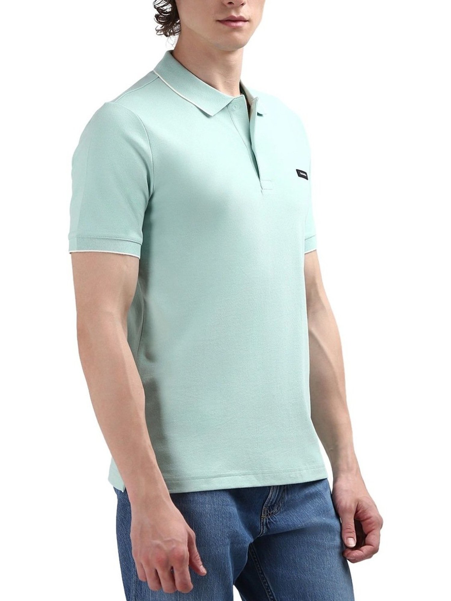 Calvin Klein Green Slim Fit Polo T-Shirt