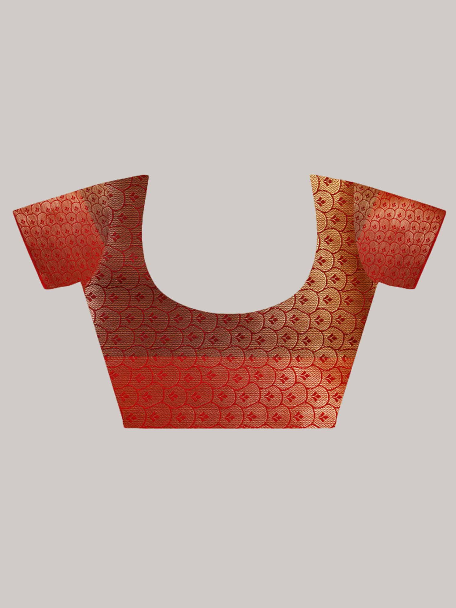 Banarasi Silk Works Wine Woven Saree With Unstitched Blouse