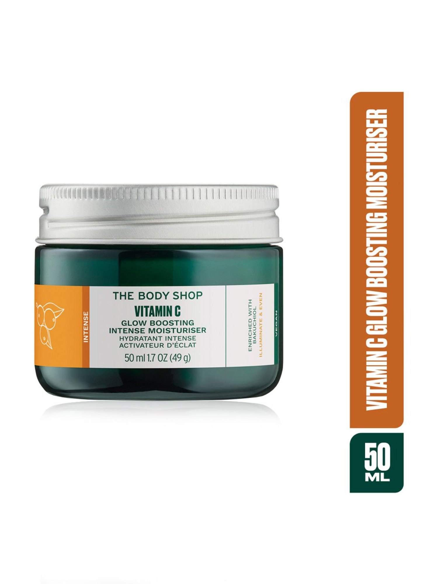 The Body Shop Vitamin C Hydration Vegan Glow Boosting Moisturizer Gel for Even Skin Tone - 50 ml