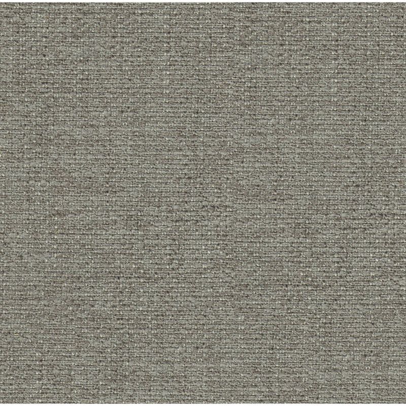 46" Luxury Storage Bench with Nailhead Trim Gray Woven - HomePop