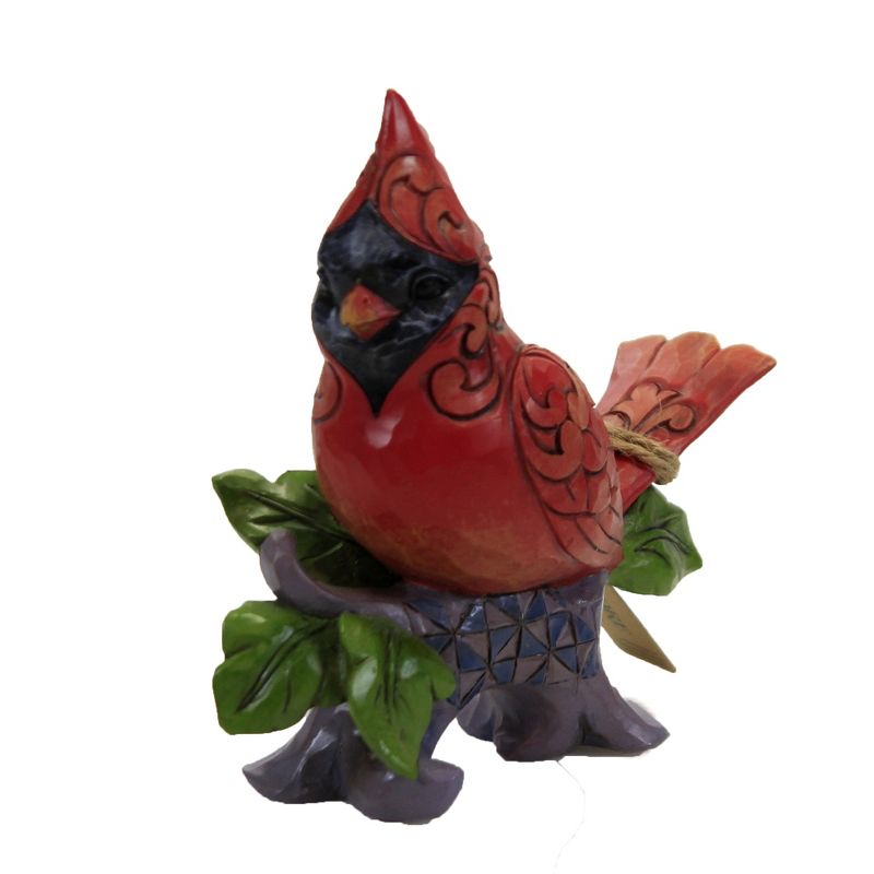 Jim Shore 5.0" A Cardinal Sings Joy He Brings Red Bird  -  Decorative Figurines