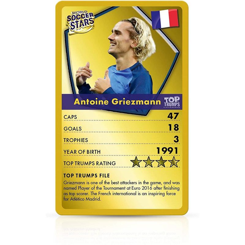 Top Trumps World Soccer Stars Top Trumps Card Game