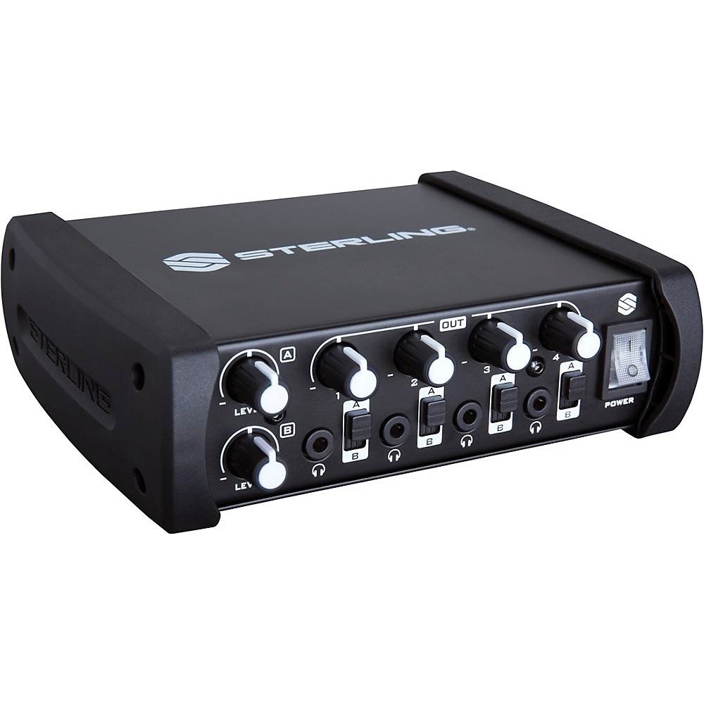 Sterling Audio 4 Channel Professional Headphone Amplifier