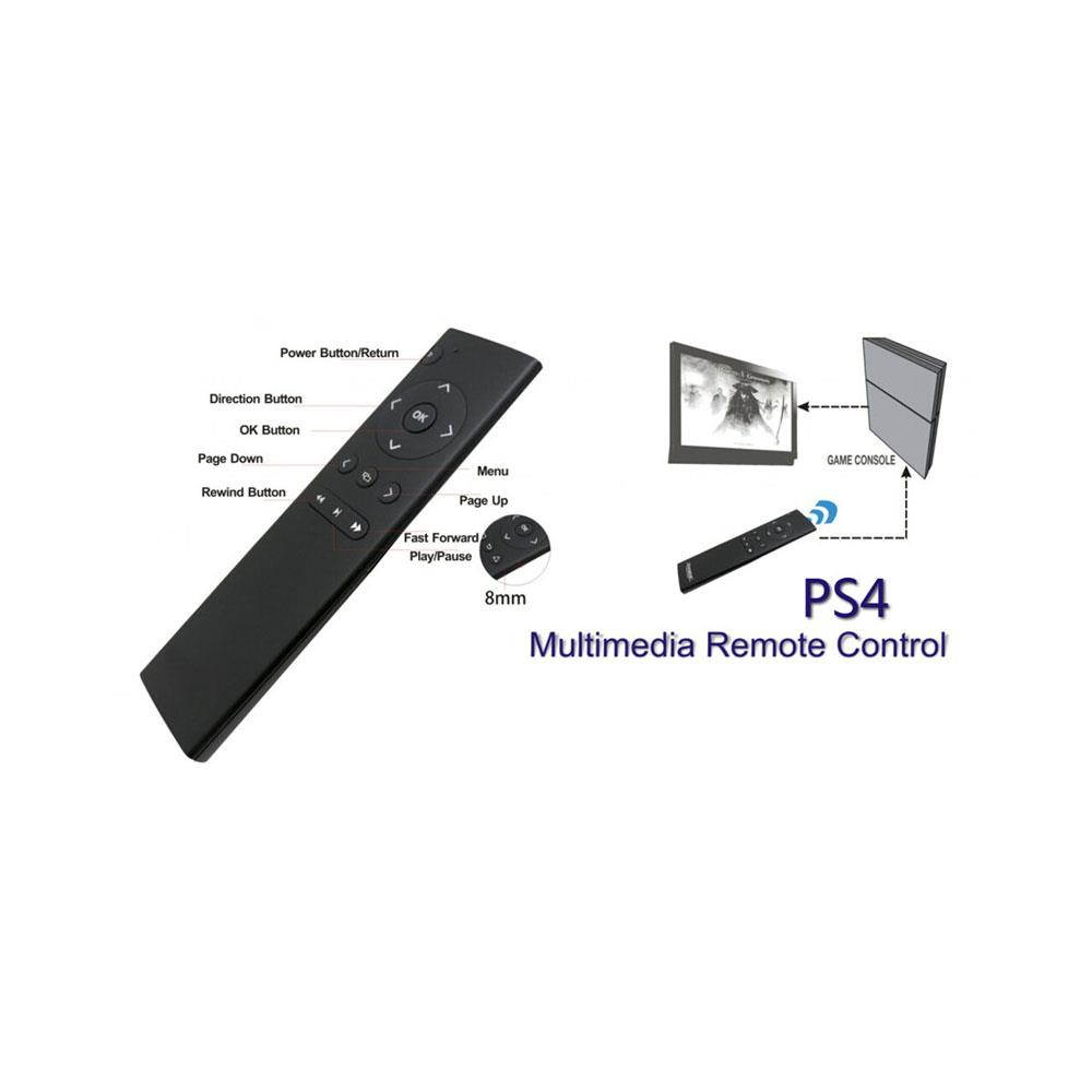 OSTENT 2.4G Wireless Multimedia Remote Controller & USB Receiver for Sony PS4 Console