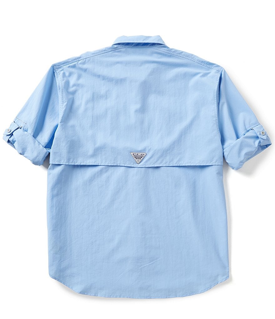Columbia PFG Bahama II Omni-Shade Long-Sleeve Solid Shirt