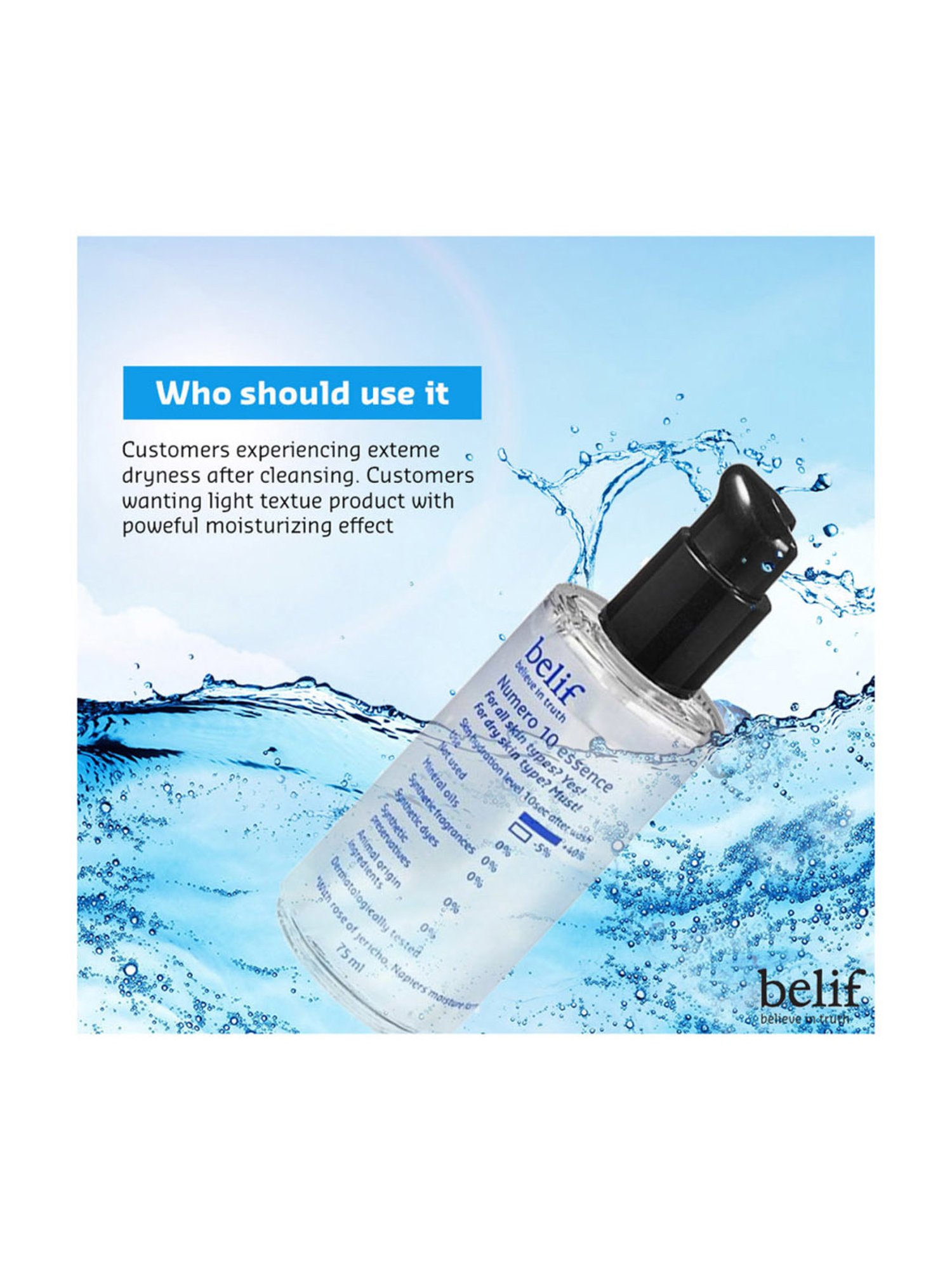 Belif Numero 10 Essence - 75 ml