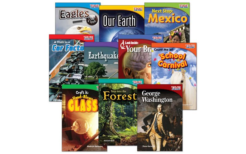 Shell Education TIME FOR KIDS Nonfiction Readers Grade 2 Set 1 - 10-Book Set
