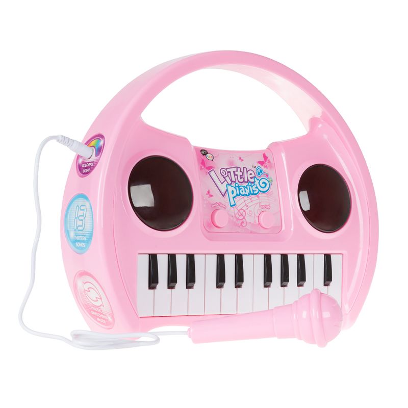 Hey! Play! Kids Lighted Karaoke Machine with Microphone