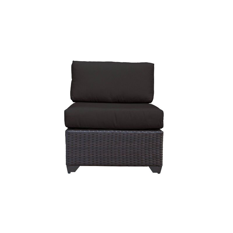 Barbados 14pc Patio Sectional Seating Set with Cushions - Black - TK Classics