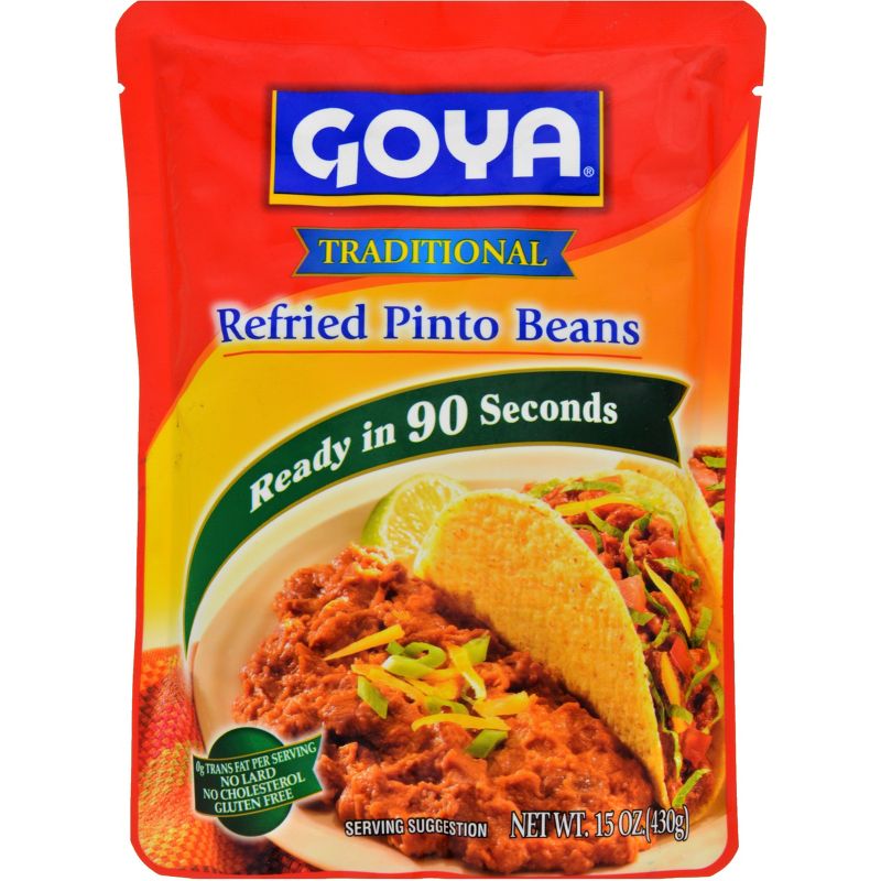 Goya Refried Pinto Bean Pouch - 15oz