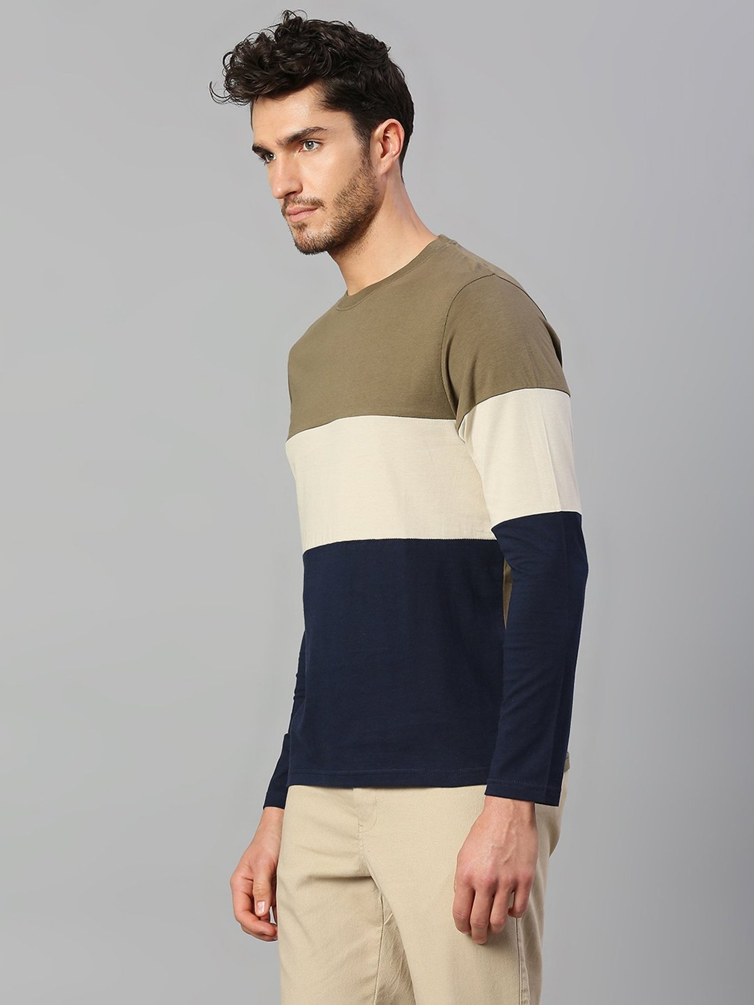 Dennis Lingo Multicolor Regular Fit Crew T-Shirt