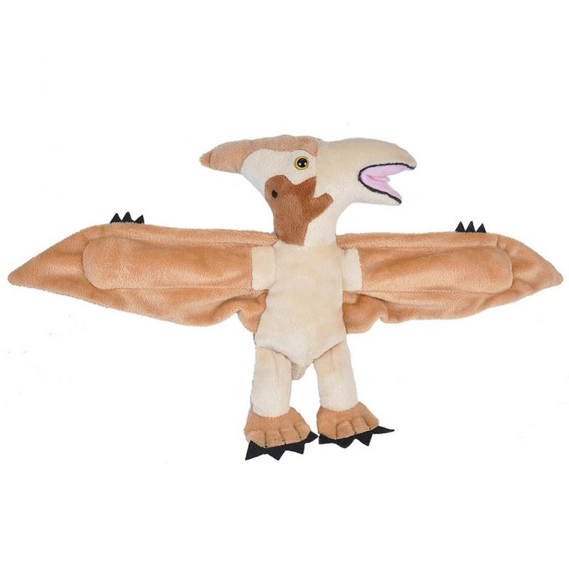 Wild Republic Huggers Plush Dino T-Rex, Pteranodon, and Triceratops