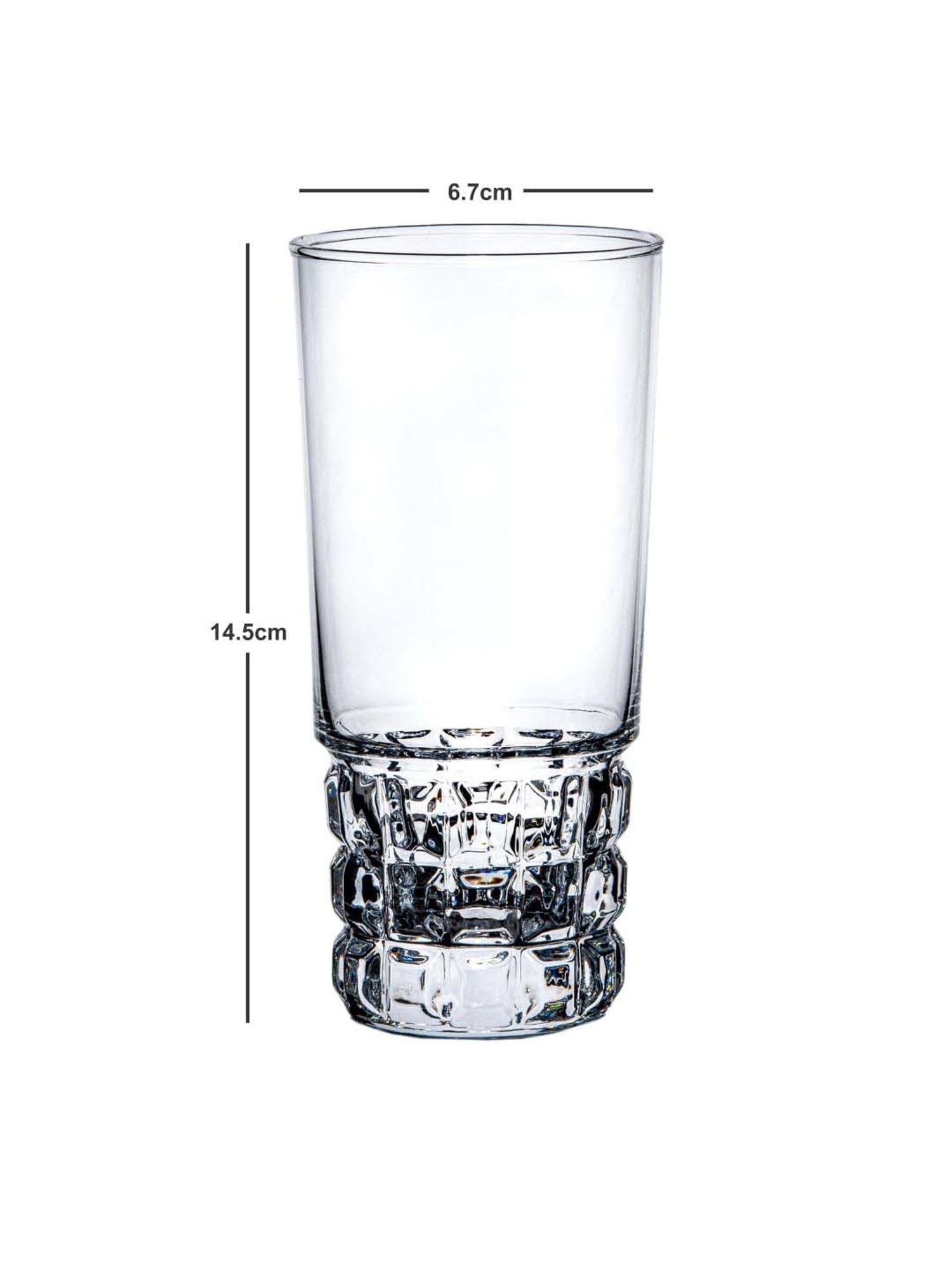 Luminarc Transparent Glass Tumbler (0.33 L) - Set of 6