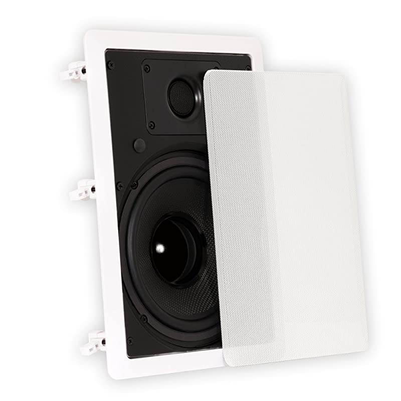 TS80W in Wall 8quot Speakers Surround Sound Home Pair White