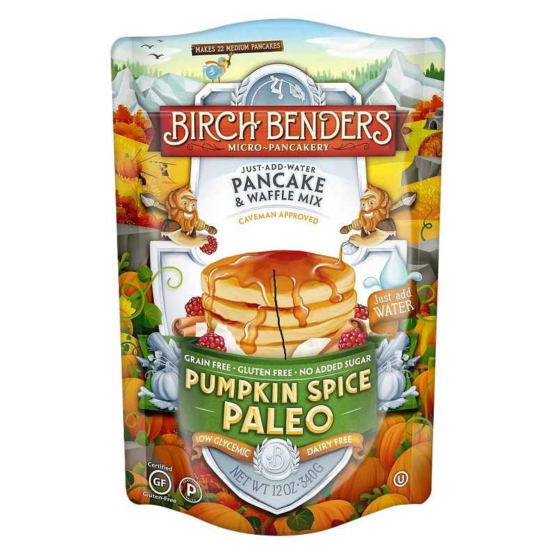 Birch Benders Gluten Free Paleo Pumpkin Pancake Mix - 12oz