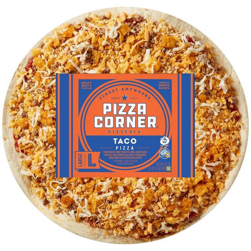 Pizza Corner Taco Frozen Pizza - 31.5oz