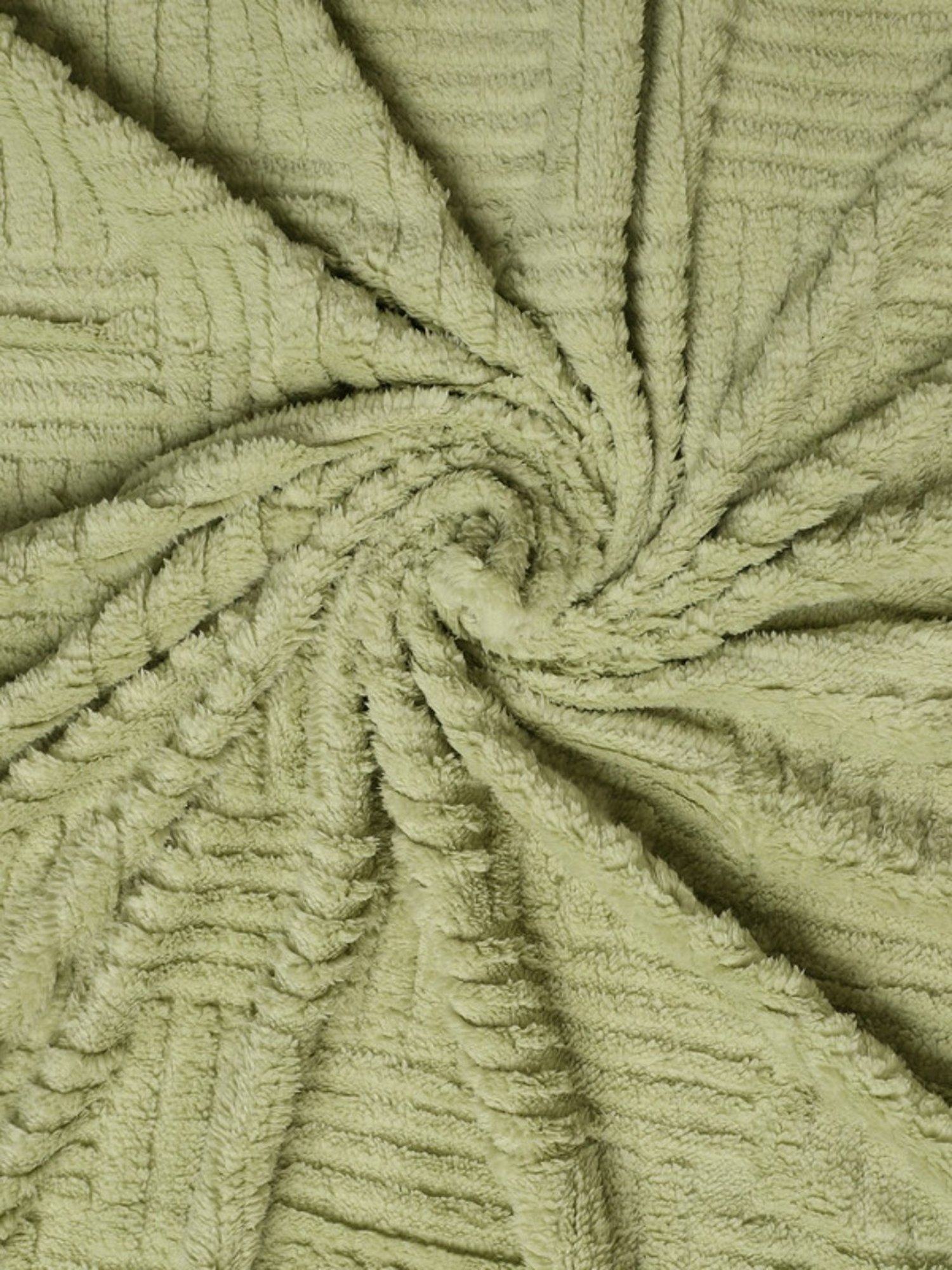 Dhrohar Light Green Polyester 300 GSM Double Bed Blanket