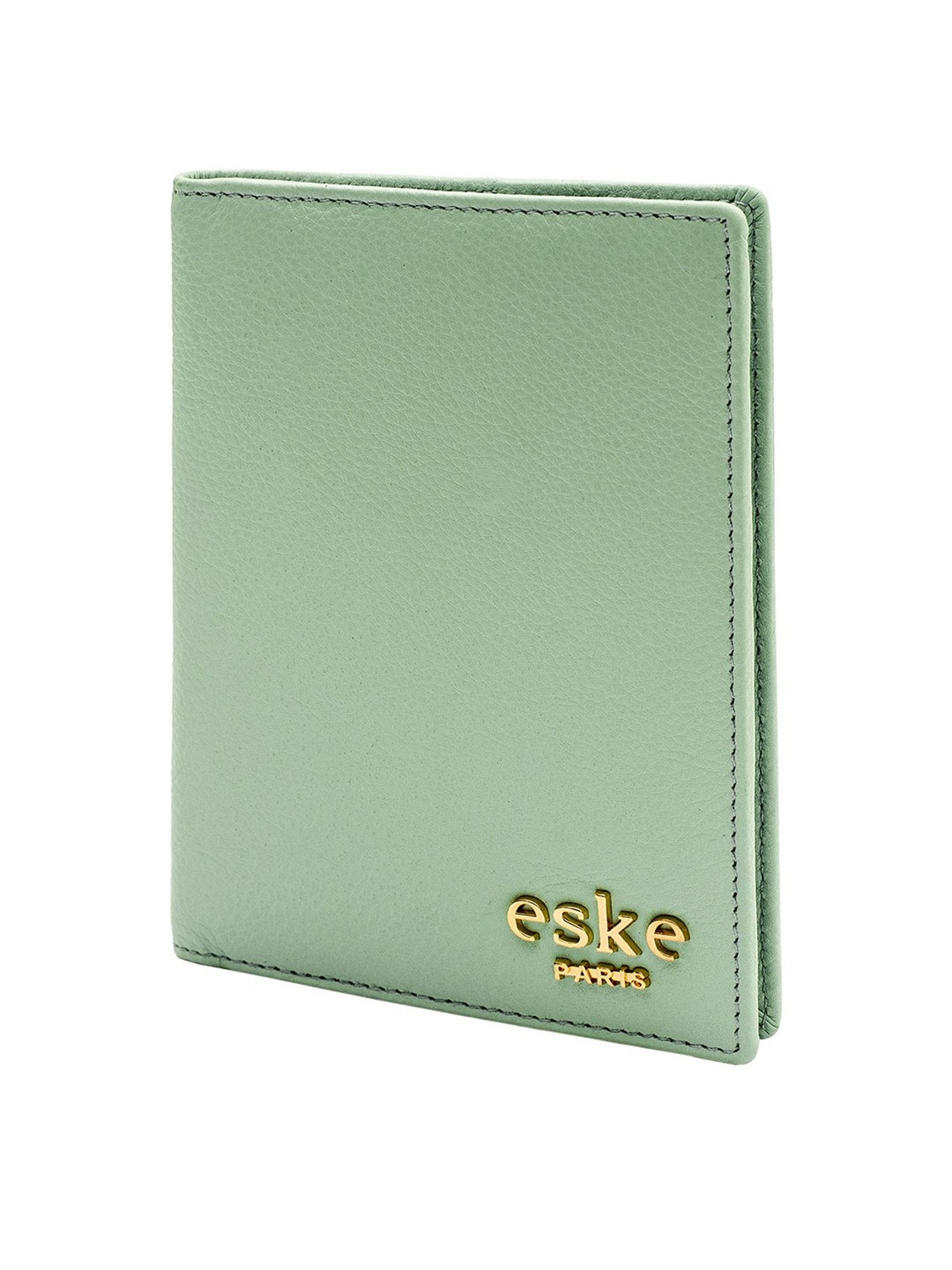 Eske Addler Dainty Blue Solid Small Passport Holder