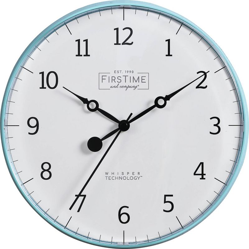 10" Aubrey Wall Clock Teal - FirsTime