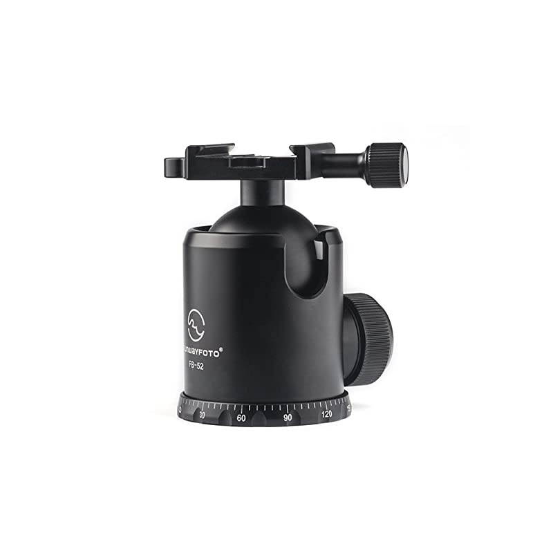 FB52 52mm Tripod Ball Head Arca RRS Compatible 44lb Max Load Sunway