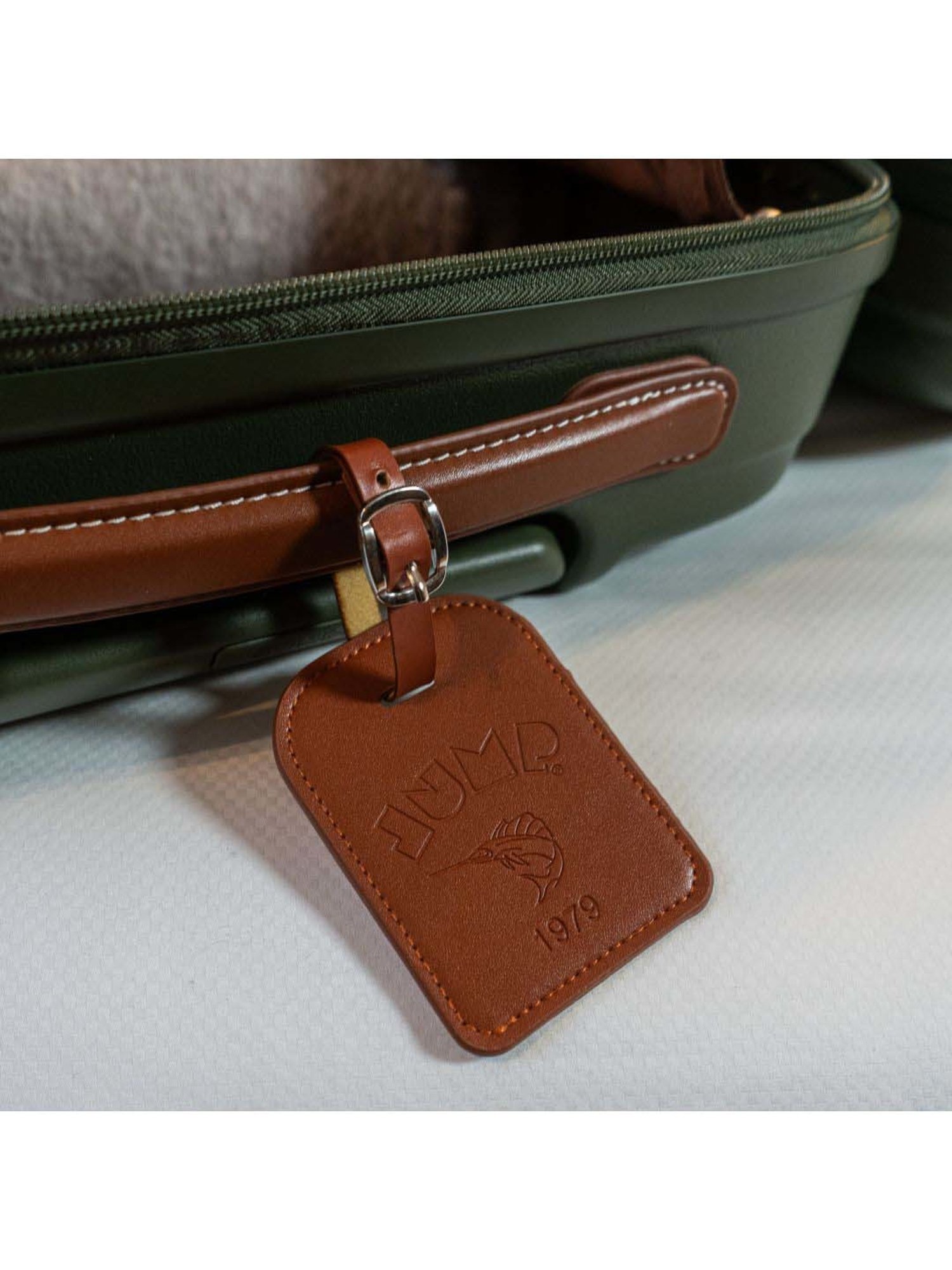 Jump Uppsala Rigid Moss 8 Wheels Medium Hard Cabin Trolley Bag