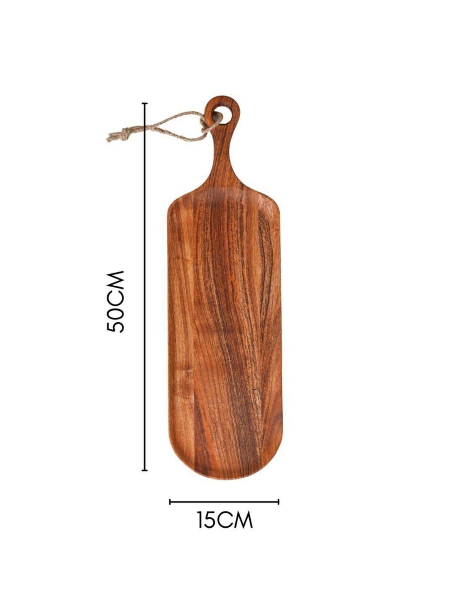 Crayton Natural Beige Mango Wood Chopping Board - Set of 1