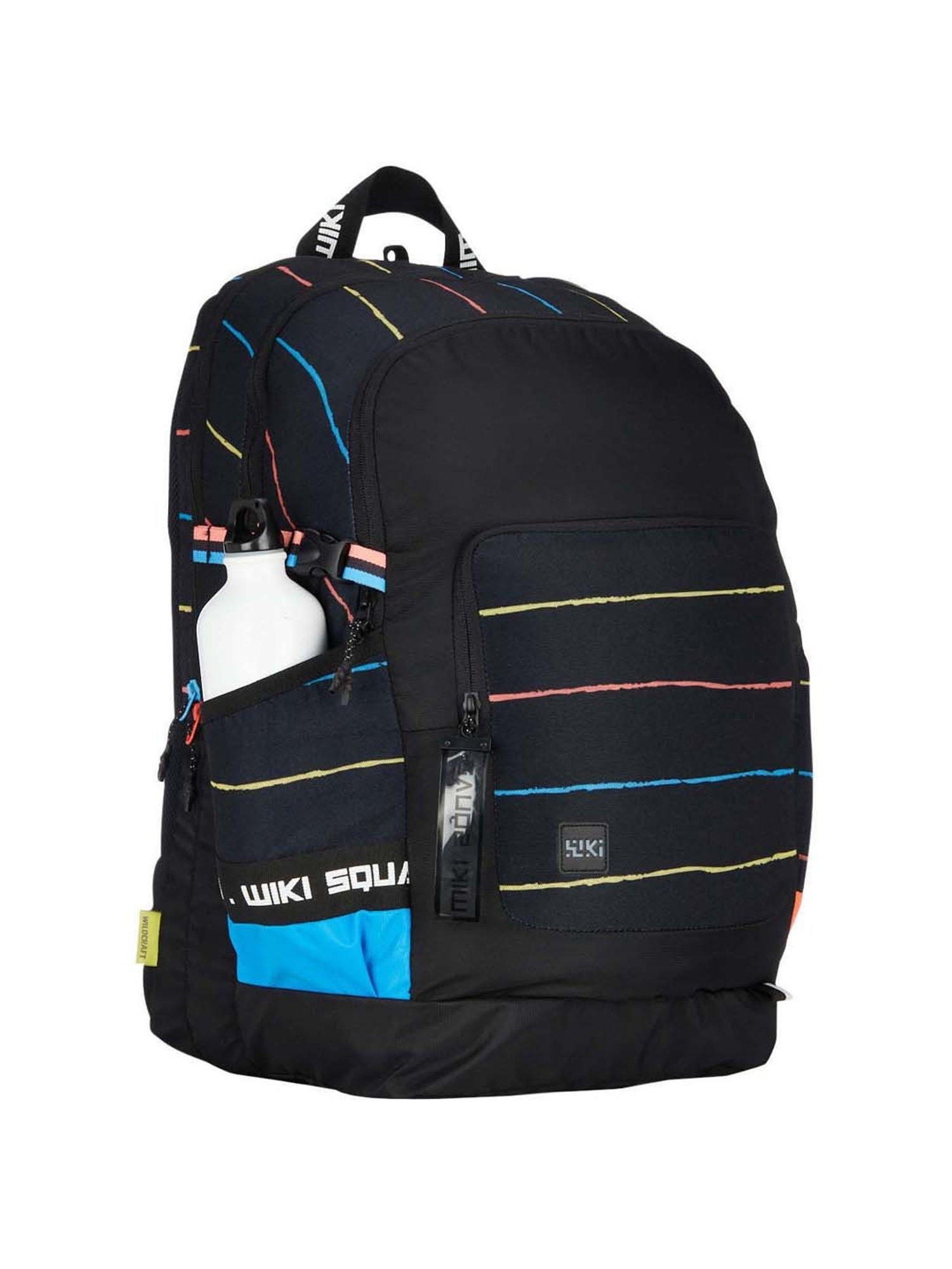 Wiki 40 Ltrs Black Medium Backpack