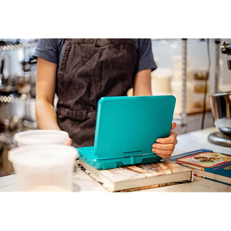 Personal DVD Player with 7-Inch Swivel Screen, Headphones, Carrying Case, Red