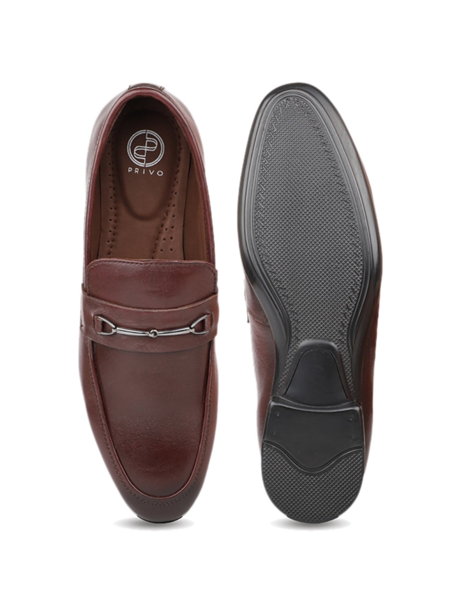 Privo by Inc.5 Men's Maroon Formal Loafers