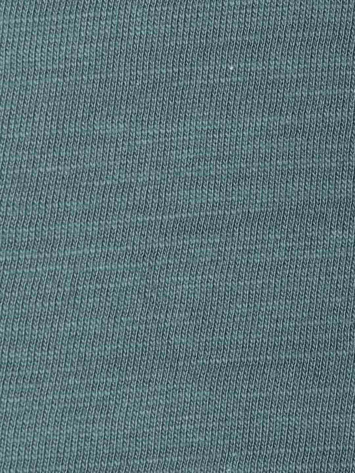 7 Alt by Pantaloons Forest Green Cotton Relaxed Fit Self Pattern T-Shirt