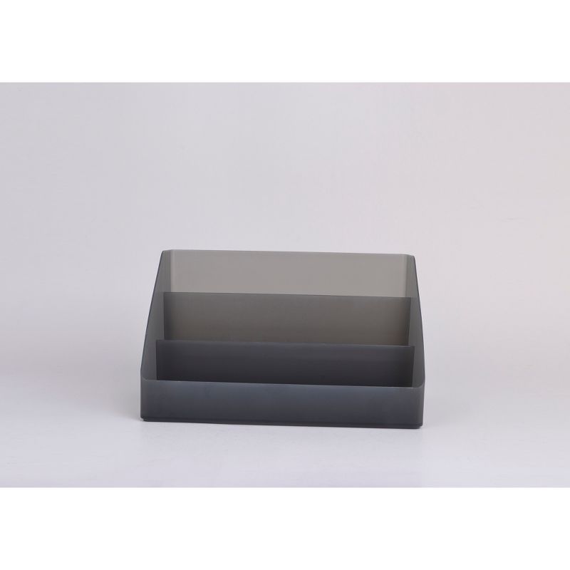 Plastic Desktop Organizer Large Dark Gray - Made By Design™