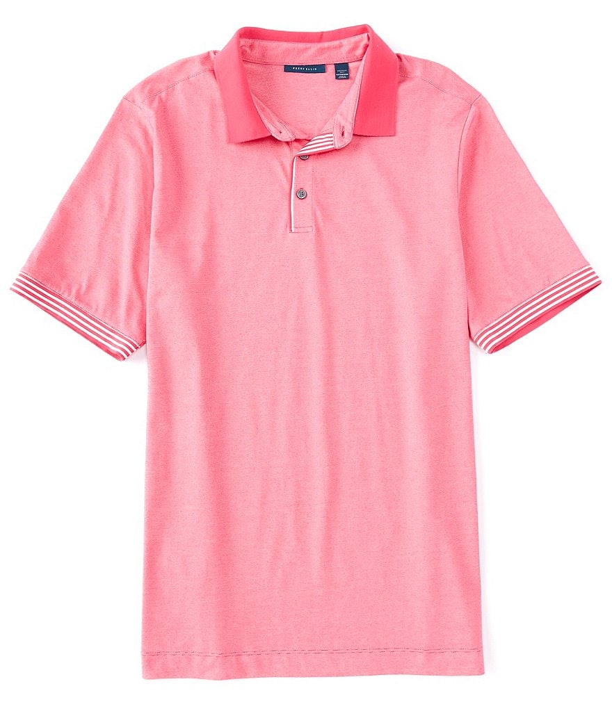 Perry Ellis Big & Tall Icon Performance Stretch Short-Sleeve Polo Shirt