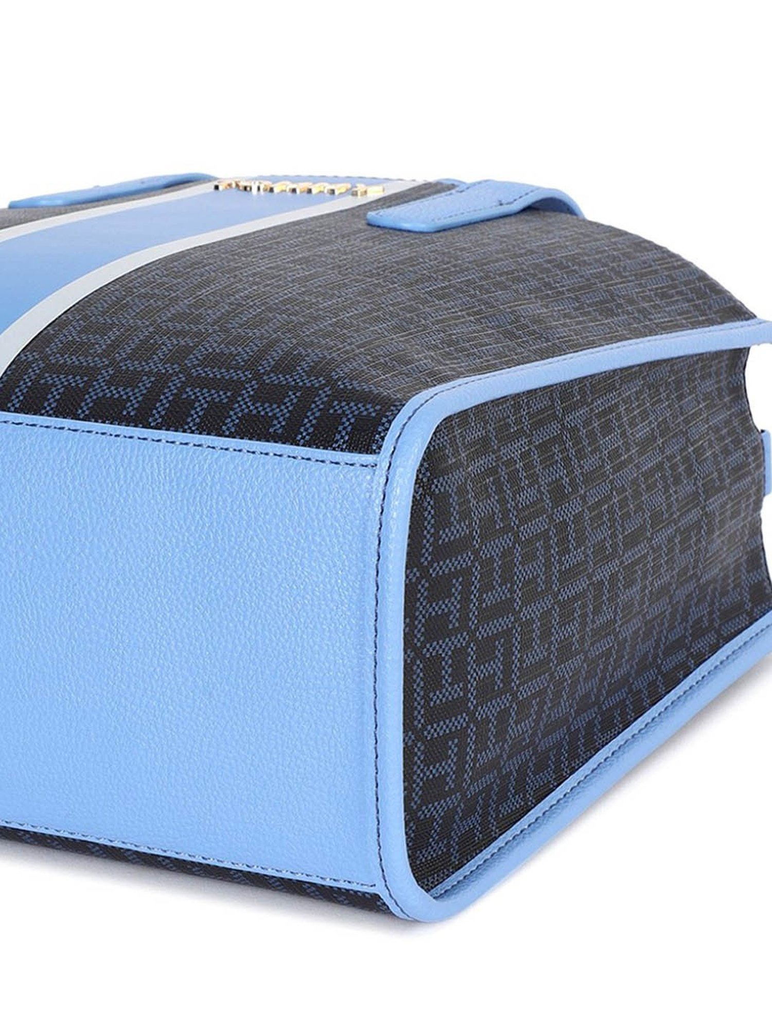 TOMMY HILFIGER Blue JOCELYN II Logo Bowler Bag