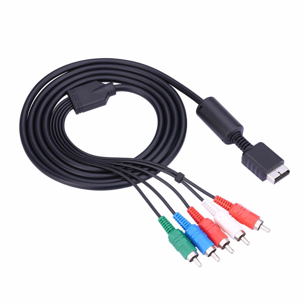 AV Multi Out to Component Video/Audio Cable Cord For Sony Playstation PS2 PS3 Male to Male