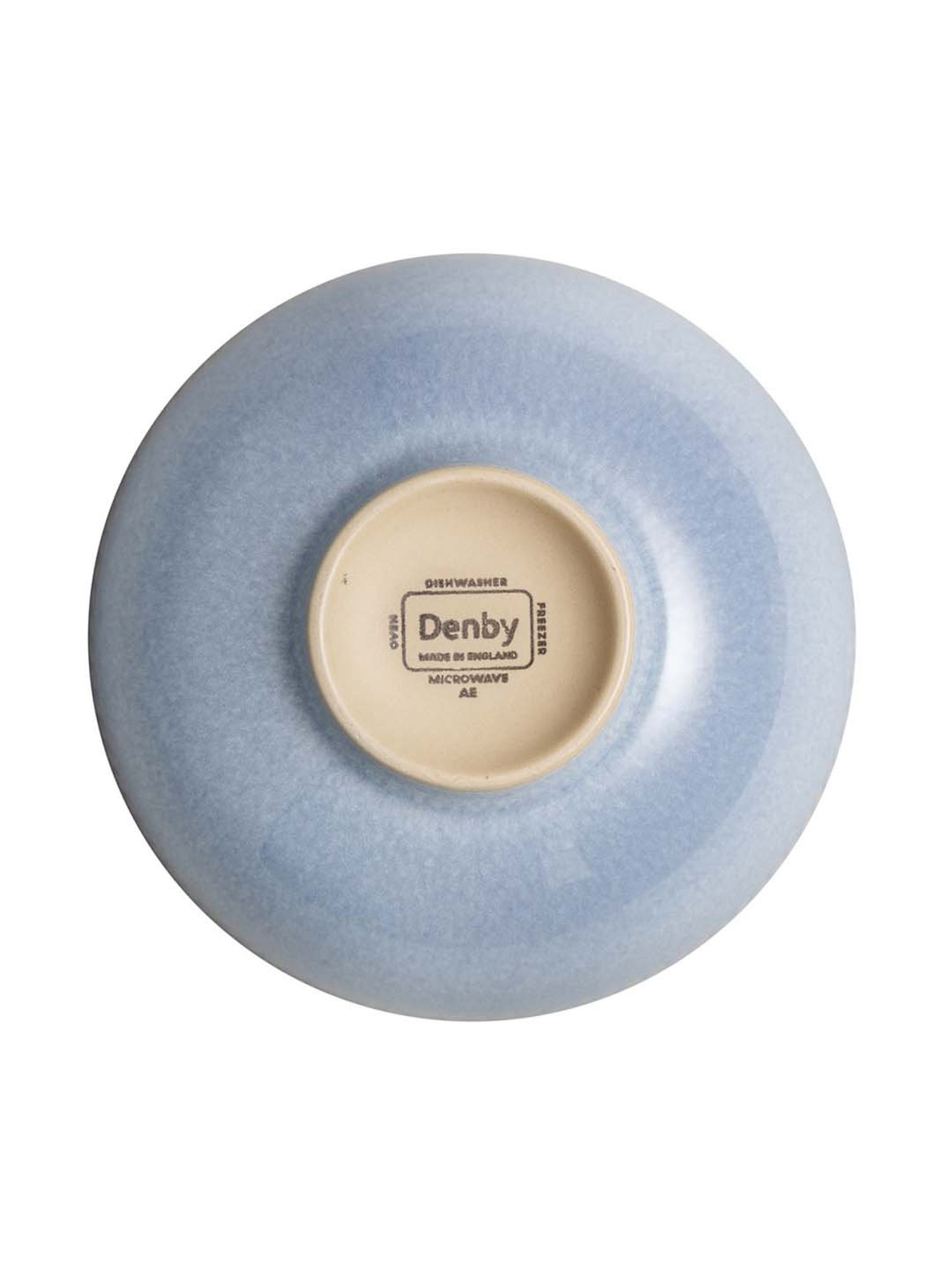 DENBY Natural Denim Blue Stoneware Rice Bowl (480 ml) - Set of 1