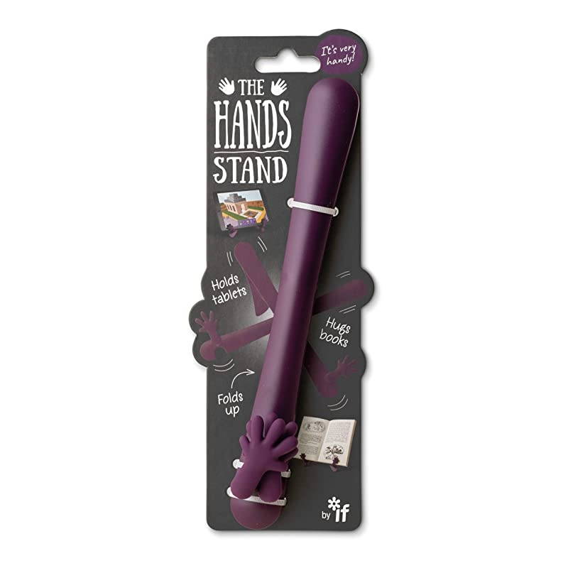 The Hands Stand Hands Free Reading Tablet amp Book Holder Aubergine