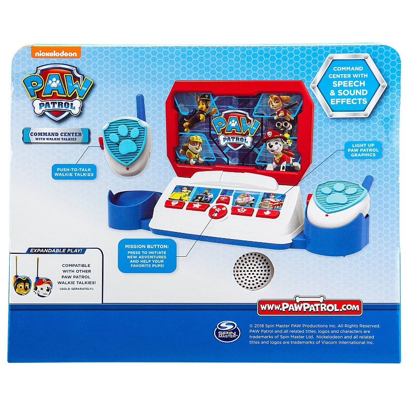 PAW Patrol Command Center with Walkie Talkies