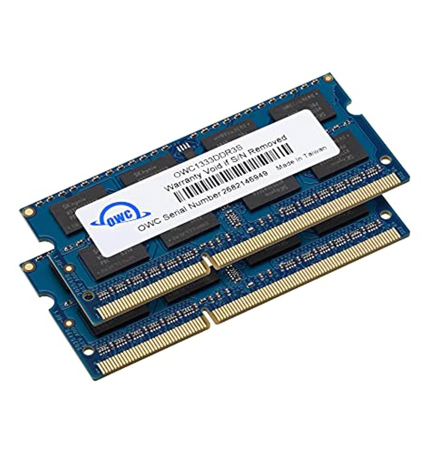 OWC 16.0GB (2x 8GB)  DDR3 PC3-10600 1333MHz Memory Upgrade Kit. Model OWC1333DDR3S16P